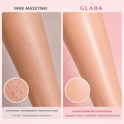 GLADA™ – Golarka dla kobiet 2w1